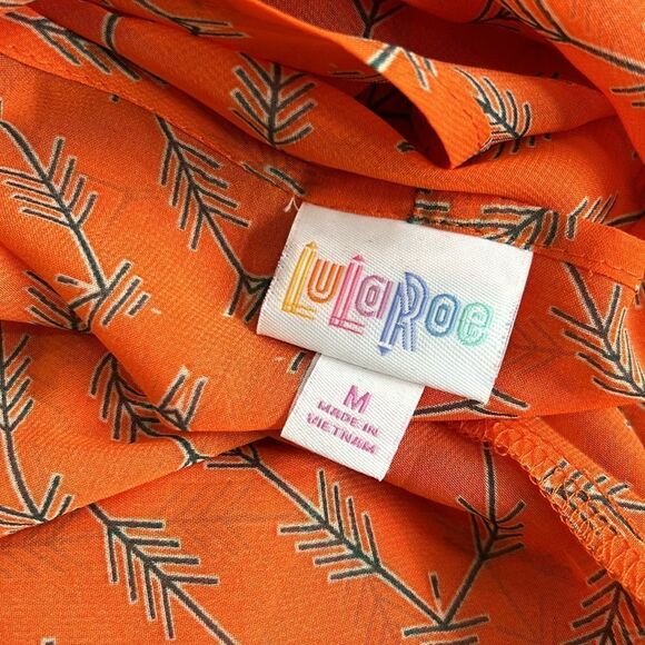 Lularoe cover up fun bright orange - Picture 3 of 4